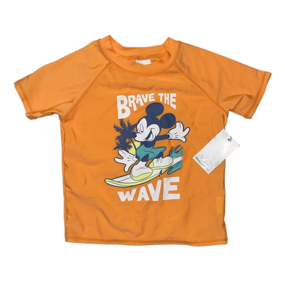 🔥 5 for $30 🔥 Disney Jumping Beans Mickey Mouse Rash Guard | Size 3T